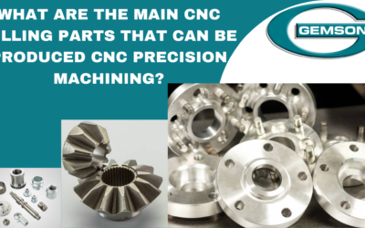 What are the main CNC milling parts that can be produced in CNC precision machining?