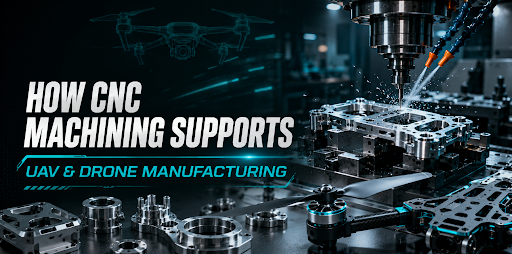 CNC Machining Supports UAV