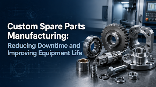 Custom Spare Parts Manufacturing: Reducing Downtime and Improving Equipment Life