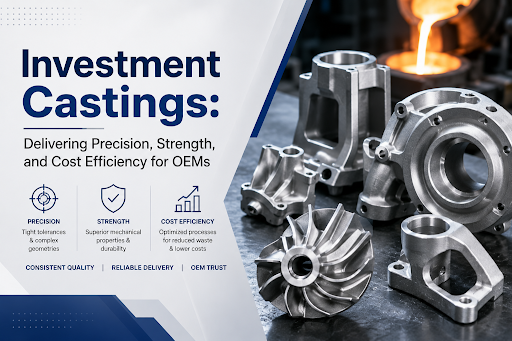 Investment Castings: Delivering Precision, Strength, and Cost Efficiency for OEMs
