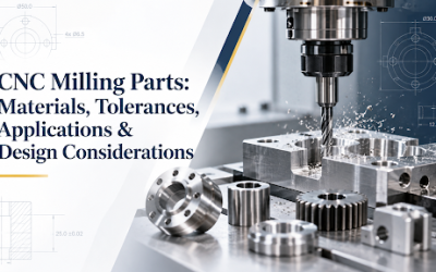 CNC Milling Parts: Materials, Tolerances, Applications & Design Considerations