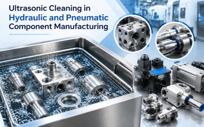 Ultrasonic Cleaning in Hydraulic and Pneumatic Component Manufacturing